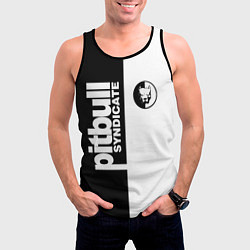 Майка-безрукавка мужская PITBULL SYNDICATE ПИТБУЛЬ, цвет: 3D-черный — фото 2