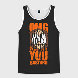 Майка-безрукавка мужская Они убили Кенни, цвет: 3D-белый