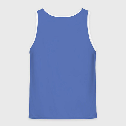 Мужская майка без рукавов Big Cat Floppa / 3D-Белый – фото 2