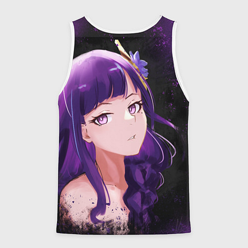 Мужская майка без рукавов ГЕНШИН ИМПАКТ / 3D-Белый – фото 2