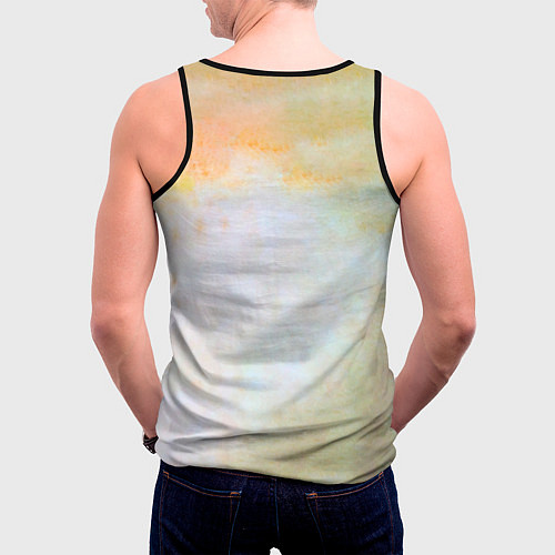 Мужская майка без рукавов Пикник - Египтянин / 3D-Черный – фото 4