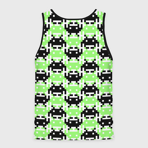 Мужская майка без рукавов Space Invaders Old game Z / 3D-Черный – фото 2