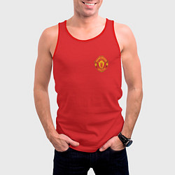 Майка-безрукавка мужская Ronaldo Manchester United, цвет: 3D-красный — фото 2