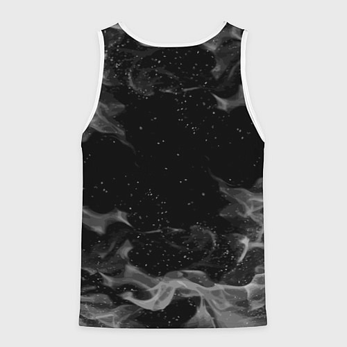 Мужская майка без рукавов MITSUBISHI ОГОНЬ / 3D-Белый – фото 2