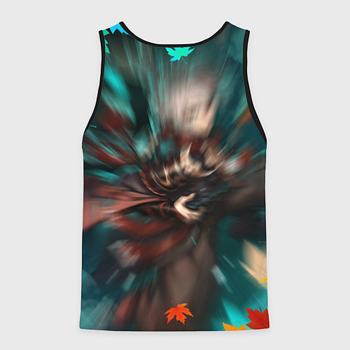 Мужская майка без рукавов Казуха Kazuha Z / 3D-Черный – фото 2