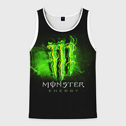 Майка-безрукавка мужская MONSTER ENERGY NEON НЕОН, цвет: 3D-белый