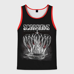 Майка-безрукавка мужская SCORPIONS, цвет: 3D-красный