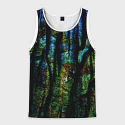 Мужская майка без рукавов Разноцветная гора