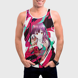 Майка-безрукавка мужская Sayu Ogiwara, цвет: 3D-белый — фото 2