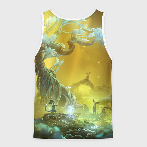 Мужская майка без рукавов Ori Ori and the Will of the Wisps / 3D-Белый – фото 2