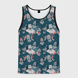 Майка-безрукавка мужская Живые Мертвецы, цвет: 3D-черный