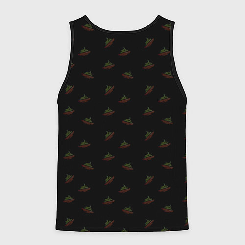 Мужская майка без рукавов Wasabi Gothic / 3D-Черный – фото 2