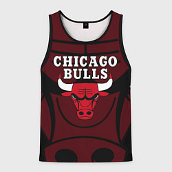 Мужская майка без рукавов CHICAGO BULLS ЧИКАГО БУЛЛС НА ФОНЕ