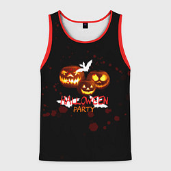 Майка-безрукавка мужская Кровавый Halloween, цвет: 3D-красный