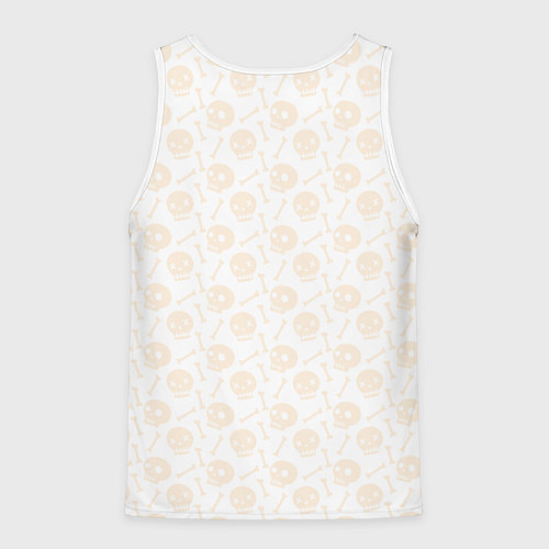 Мужская майка без рукавов Patern Halloween 25 / 3D-Белый – фото 2