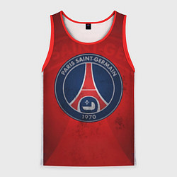 Майка-безрукавка мужская Paris Saint-Germain, цвет: 3D-красный