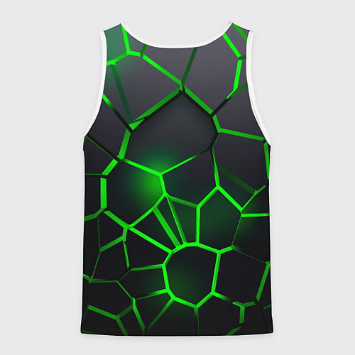 Мужская майка без рукавов 3D плиты с подсветкой Шкода / 3D-Белый – фото 2