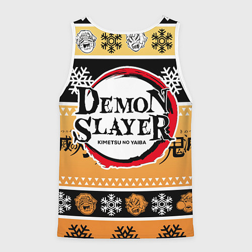 Мужская майка без рукавов ЗЕНИЦУ АГАЦУМА НОВЫЙ ГОД / 3D-Белый – фото 2