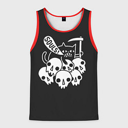 Мужская майка без рукавов Кот - Жнец