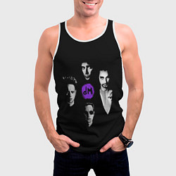 Майка-безрукавка мужская Depeche mode band, цвет: 3D-белый — фото 2