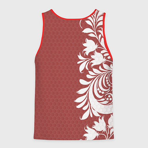 Мужская майка без рукавов Сборная России / 3D-Красный – фото 2