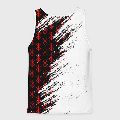 Мужская майка без рукавов Berserk Anime / 3D-Белый – фото 2