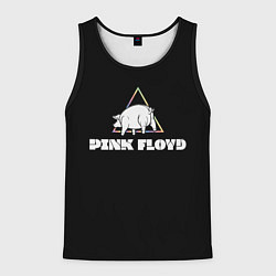 Майка-безрукавка мужская PINK FLOYD PIG, цвет: 3D-черный