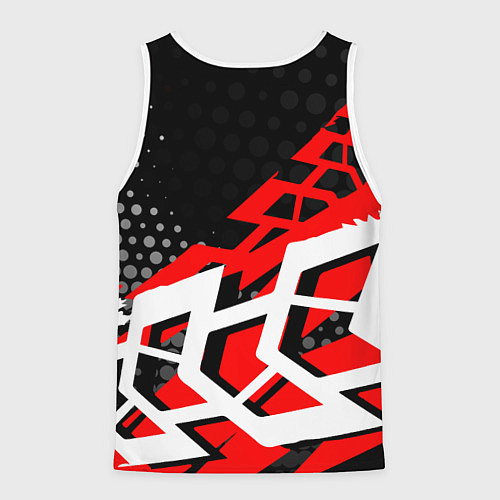 Мужская майка без рукавов Honda Хонда / 3D-Белый – фото 2