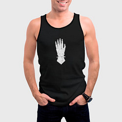 Майка-безрукавка мужская Железные руки цвета легиона, цвет: 3D-черный — фото 2