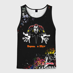 Майка-безрукавка мужская Лого рок групп, цвет: 3D-черный