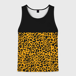 Мужская майка без рукавов СТИЛЬ ЛЕОПАРДА