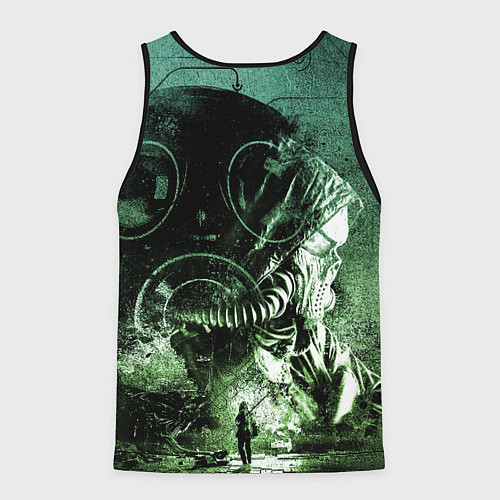Мужская майка без рукавов Chernobylite Чернобылит игра / 3D-Черный – фото 2