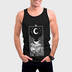 Майка-безрукавка мужская The Coffee Occult, цвет: 3D-черный — фото 2