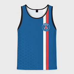 Майка-безрукавка мужская PSG SPORT STRIPES UNIFORM, цвет: 3D-черный