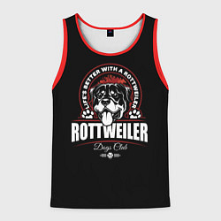 Мужская майка без рукавов Ротвейлер Rottweiler