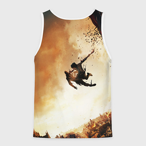 Мужская майка без рукавов DYING LIGHT 2 НОВЫЙ МИР / 3D-Белый – фото 2
