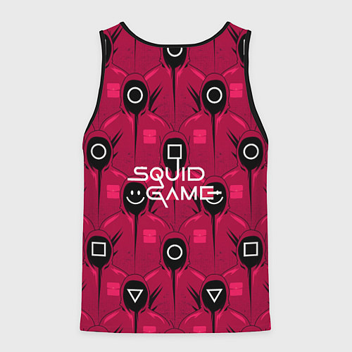 Мужская майка без рукавов ИГРА В КАЛЬМАРА ПАЛАЧИ / 3D-Черный – фото 2