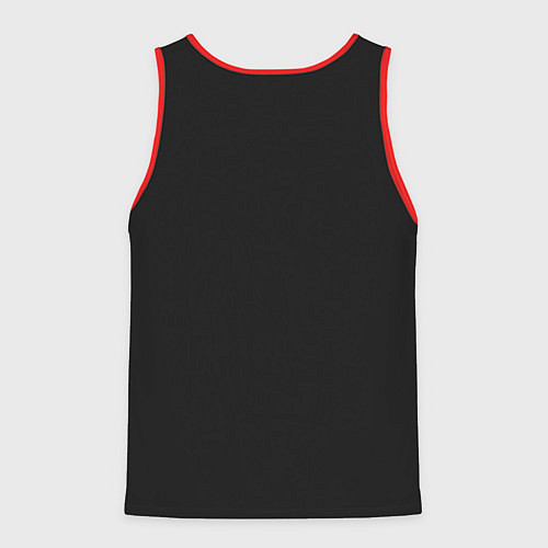 Мужская майка без рукавов Ашинкко и щупальца / 3D-Красный – фото 2