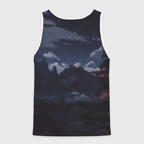 Мужская майка без рукавов Гань Юй в примогеме / 3D-Белый – фото 2