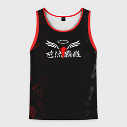 Майка-безрукавка мужская Токийские мстители Valhalla, цвет: 3D-красный