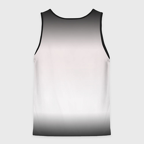 Мужская майка без рукавов SCRUBS in white / 3D-Черный – фото 2