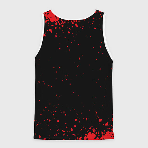 Мужская майка без рукавов Dexter Декстер / 3D-Белый – фото 2