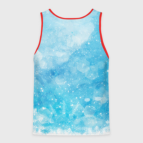 Мужская майка без рукавов ARMA 3 НОВОГОДНЯЯ / 3D-Красный – фото 2