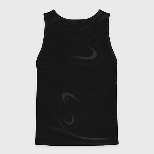 Мужская майка без рукавов Тигр Мир - это джунгли никогда не прячься / 3D-Черный – фото 2