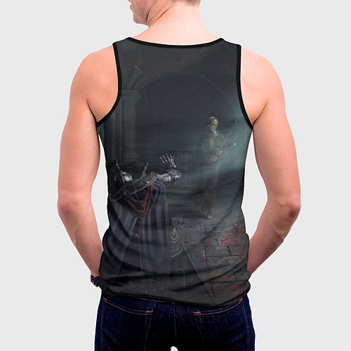 Мужская майка без рукавов Elden Ring - Нежить / 3D-Черный – фото 4