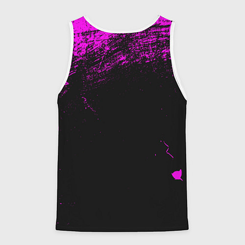 Мужская майка без рукавов Pink Jinx / 3D-Белый – фото 2