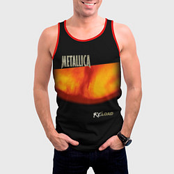 Майка-безрукавка мужская Metallica ReLoad, цвет: 3D-красный — фото 2