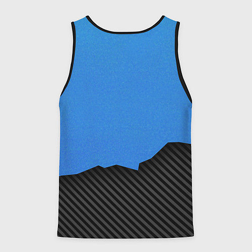 Мужская майка без рукавов АБСТРАКЦИЯ ГЕОМЕТРИЯ РВАНЫЙ КРАЙ / 3D-Черный – фото 2