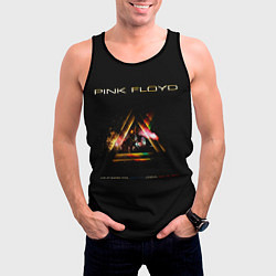 Майка-безрукавка мужская Live at the Empire Pool - Pink Floyd, цвет: 3D-черный — фото 2