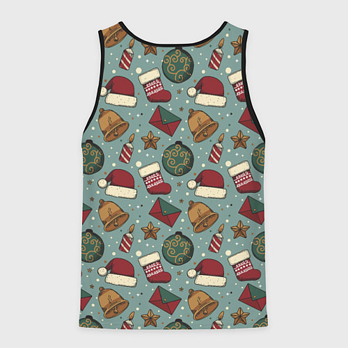 Мужская майка без рукавов Винтaжный 2022 / 3D-Черный – фото 2